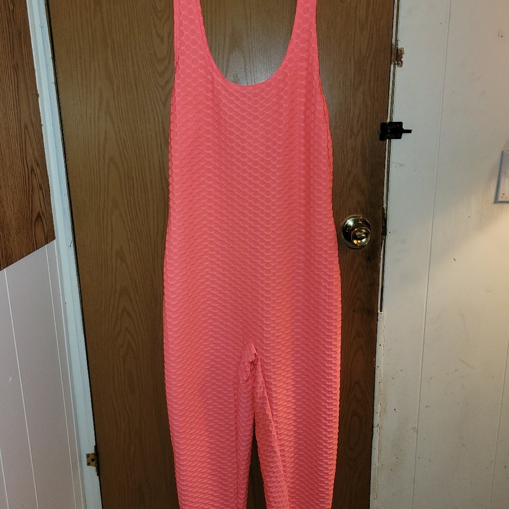 Plus size workout romper